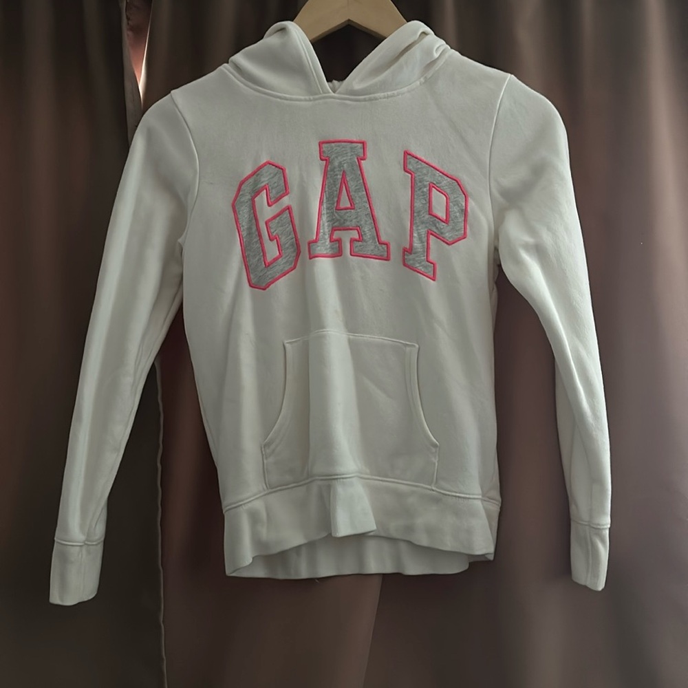 Girls white Gap hoodie